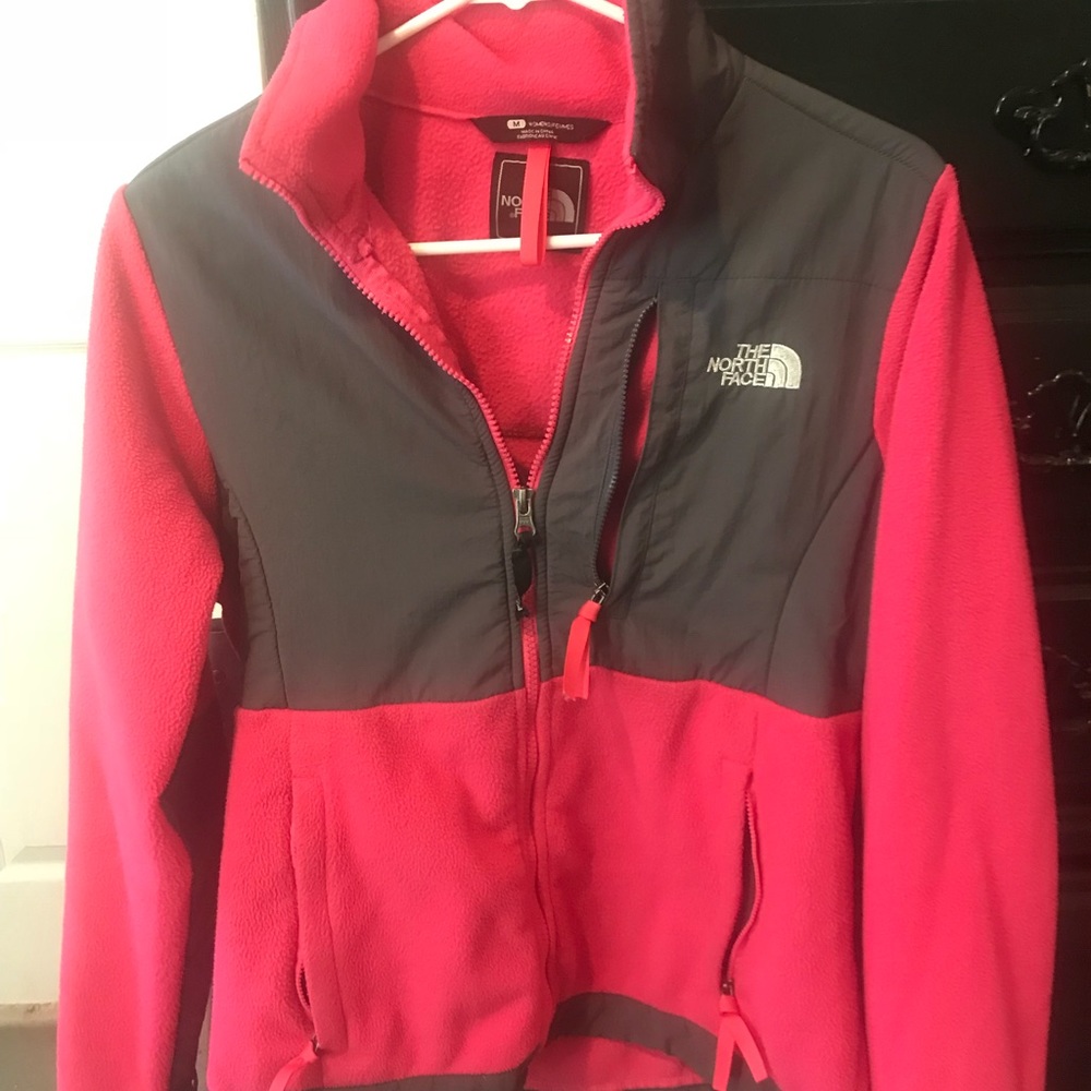Pink and Grey North Face Classic Jacket!